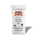 Bag of Cool Clayton Pellets with Chaff City branding on a white background
