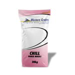 Bag of Western Grains Chill Horse Muesli on a white background