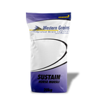 Bag of Western Grains Sustain Horse Muesli on a white background